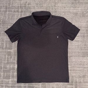 Vuori Mens Ace Polo Shirt - Medium - Characol